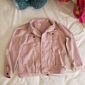 Shein Pink jean jacket
